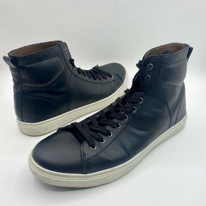 Perry Ellis Portfolio Olson Black High Top Sneaker